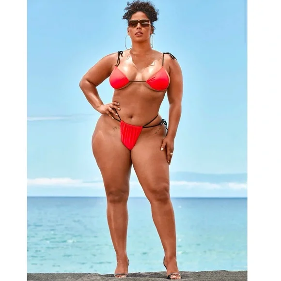 Fashion to Figure 2pc  'Agent 99' Bikini swimsuit - Tabria Majors X FTF - Picture 5 of 9